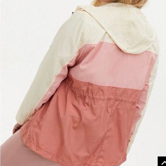 Torrid Nylon Color Block Rain Jacket - Picture 2 of 15